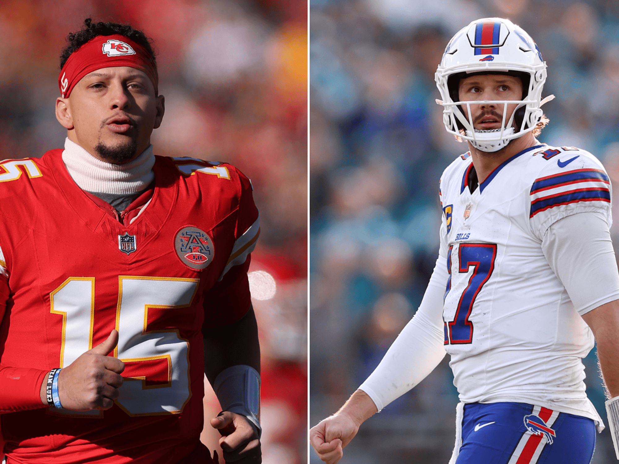 Josh Allen and Patrick Mahomes