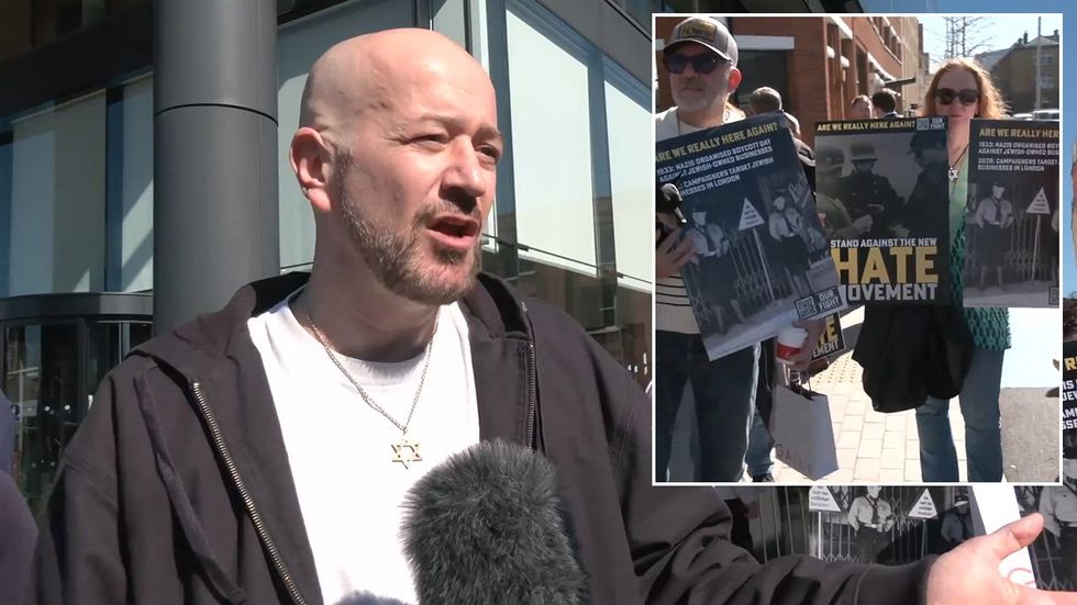 Josh Howie, protesters