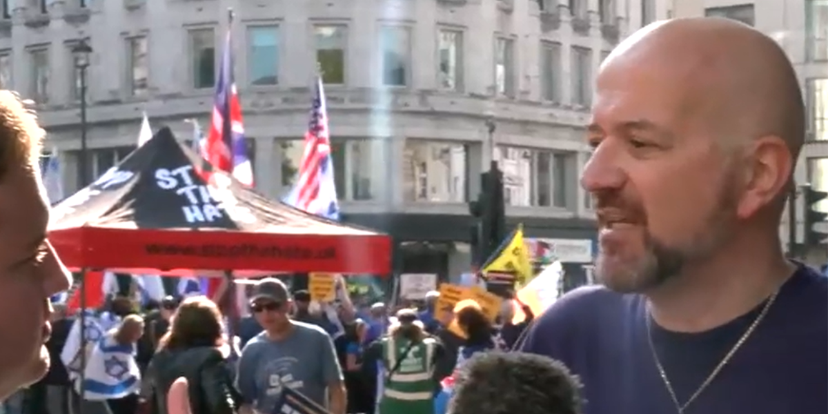 NextImg:'They hate Jews!' GB News star 'exposes West-hating' pro-Palestine protesters who 'want the war to continue'
