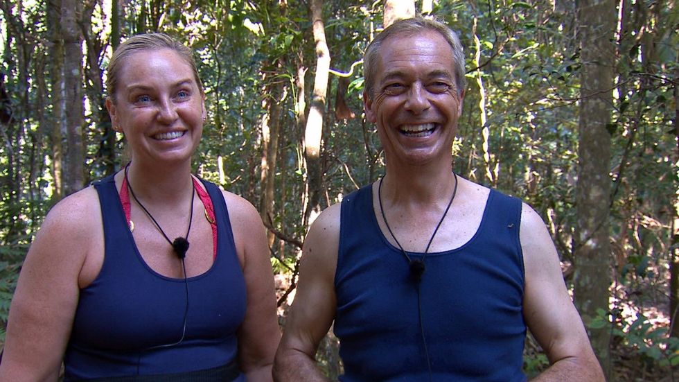 Josie and Nigel in the jungle