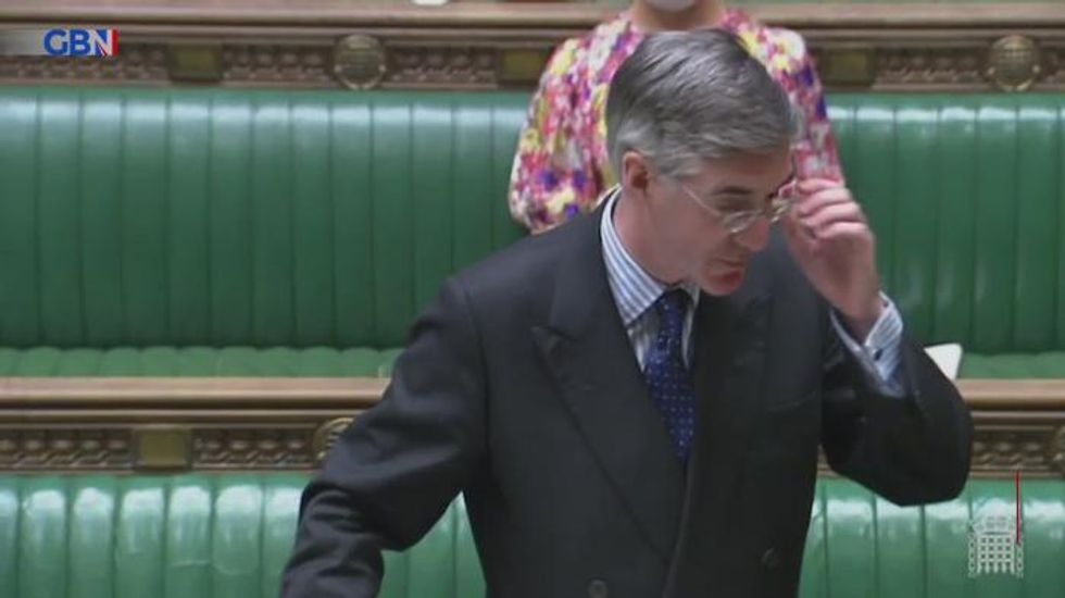 Migrant crisis: Jacob Rees-Mogg heckled after branding Labour ‘party of people traffickers’