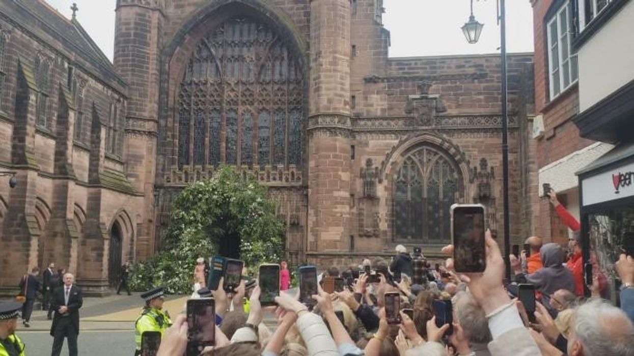 Prince William watches on as Just Stop Oil attempt to wreak havoc at Duke of Westminster's wedding