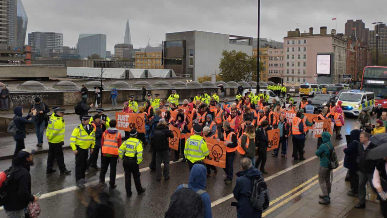 JSO Waterloo Bridge protest