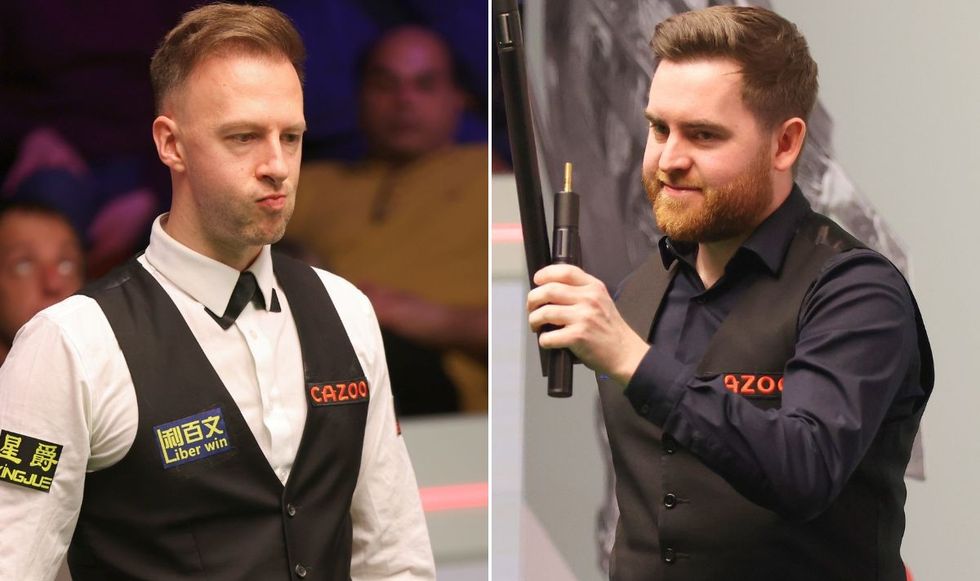 Judd Trump and Jak Jones