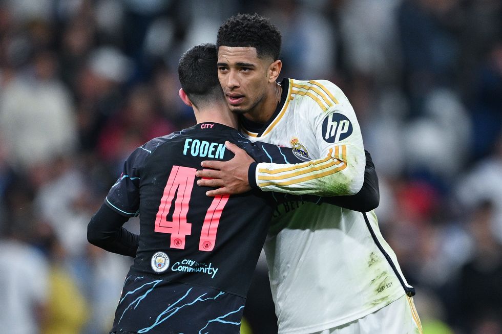 Jude Bellingham looks set to start centrally over Phil Foden