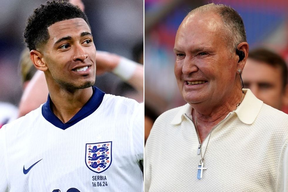 Jude Bellingham Paul Gascoigne England Denmark