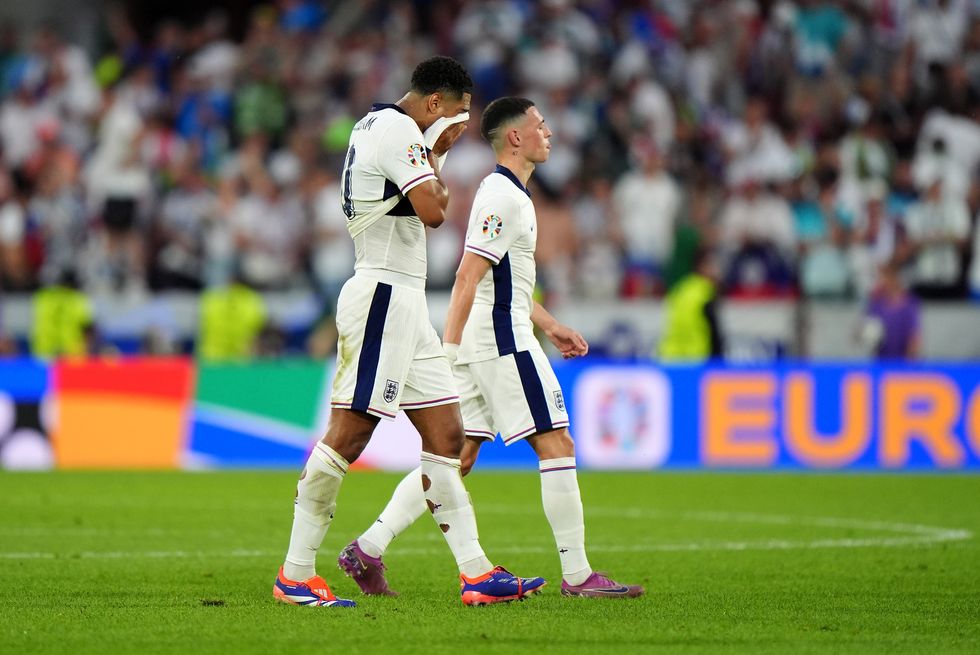 Jude Bellingham Phil Foden England Euro 2024