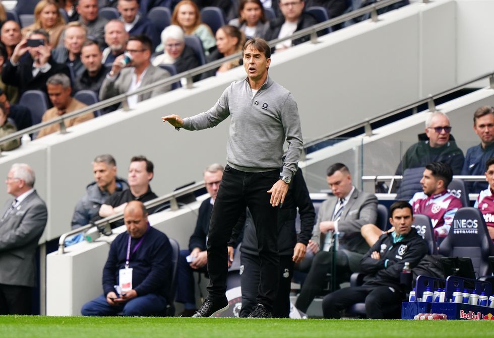 Julen Lopetegui West Ham Tottenham