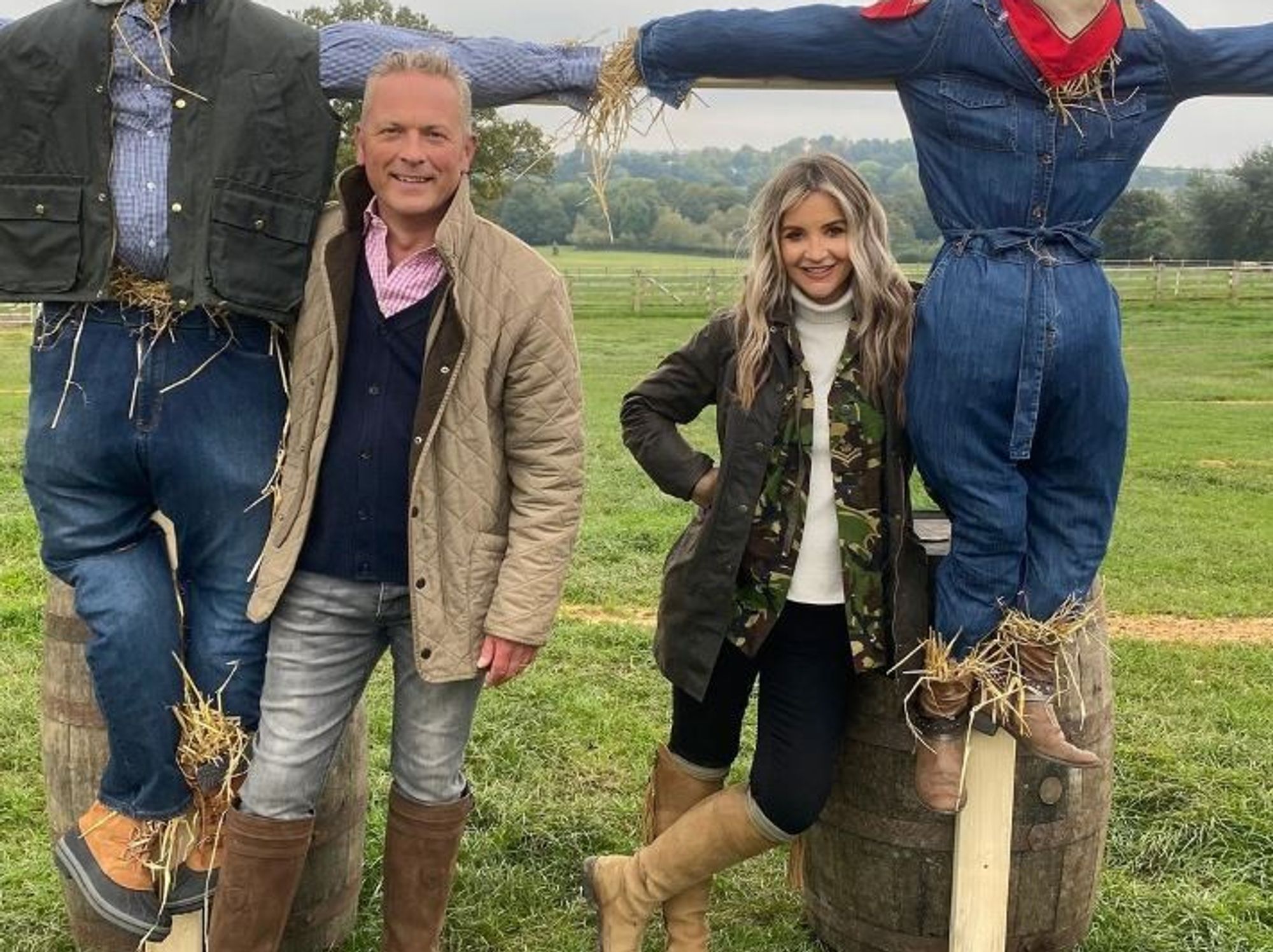 Jules Hudson and Helen Skelton
