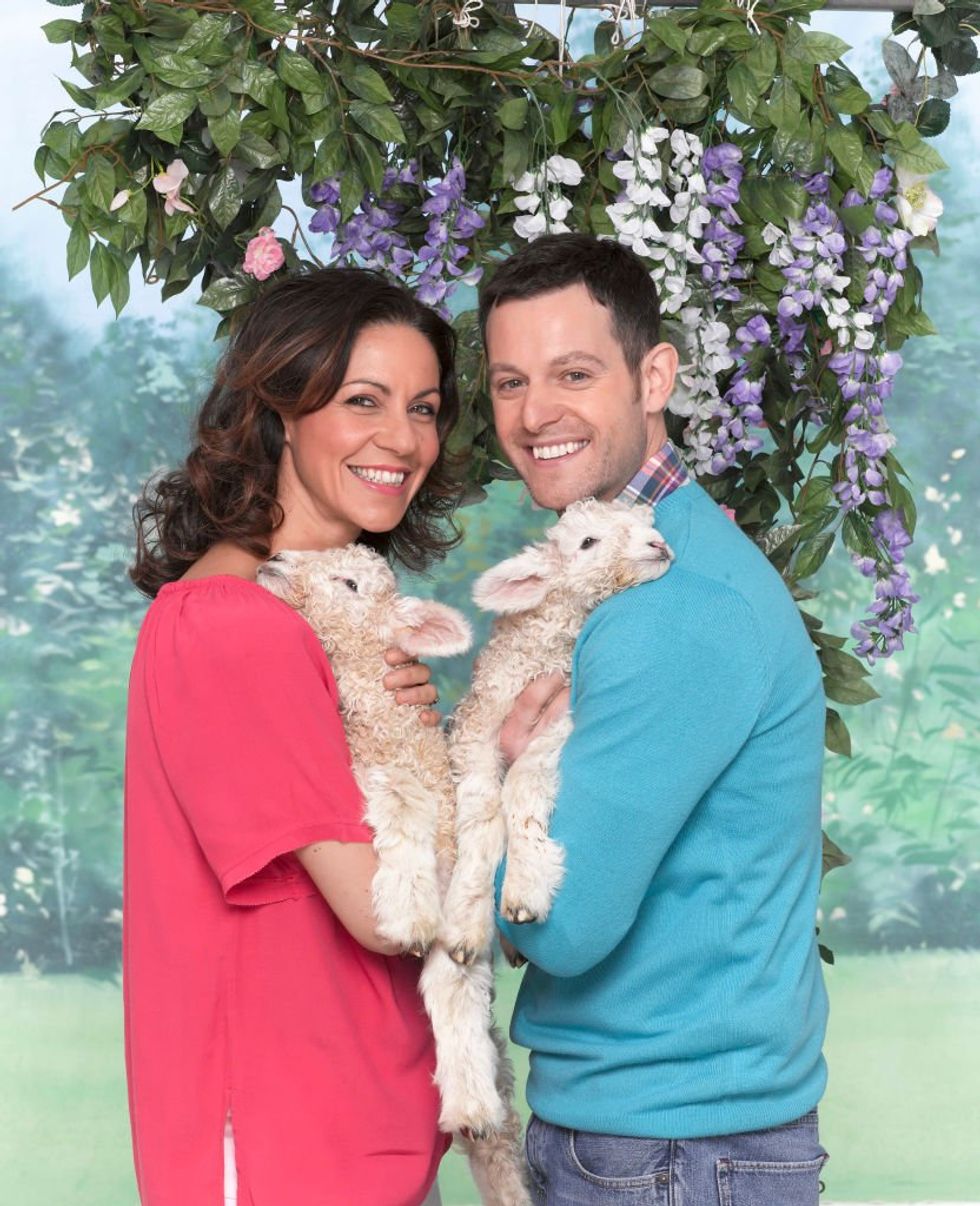 Julia Bradbury and Matt Baker