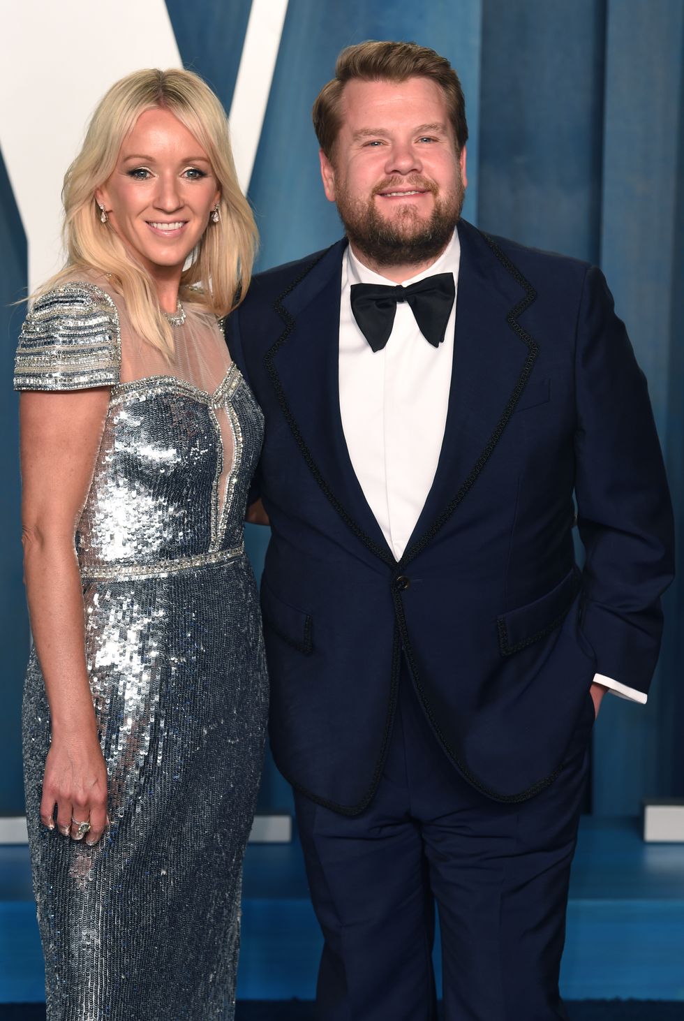 Julia Carey and James Corden attending the Vanity Fair Oscar Party held at the Wallis Annenberg Center for the Performing Arts in Beverly Hills, Los Angeles, California, USA. Picture date: Sunday March 27, 2022.