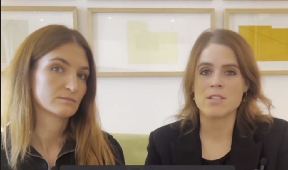 Julia de Boinville and Princess Eugenie