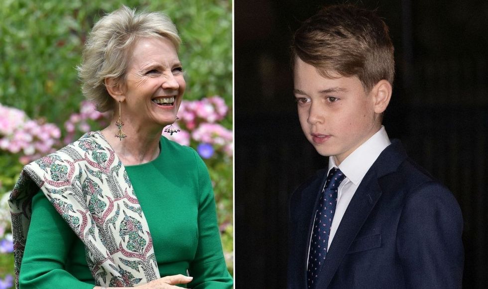 Julia Samuel and Prince George