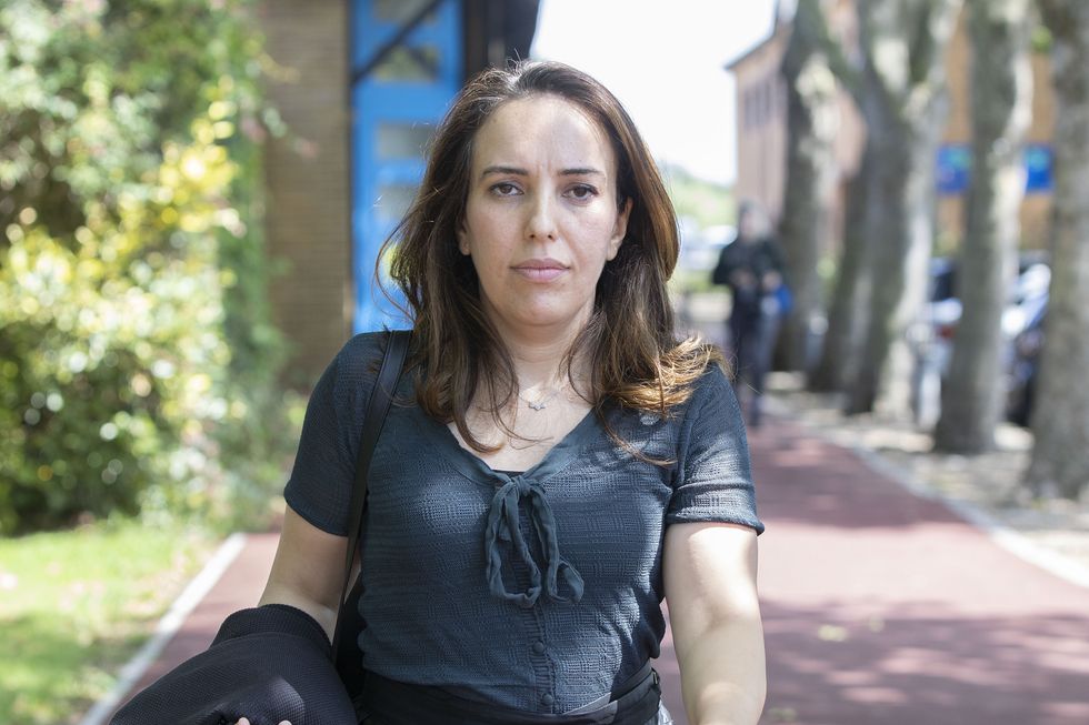 Julian Assange's partner and mother to two of his children Stella Moris outside of HMP Belmarsh after visiting the Wikileaks founder.