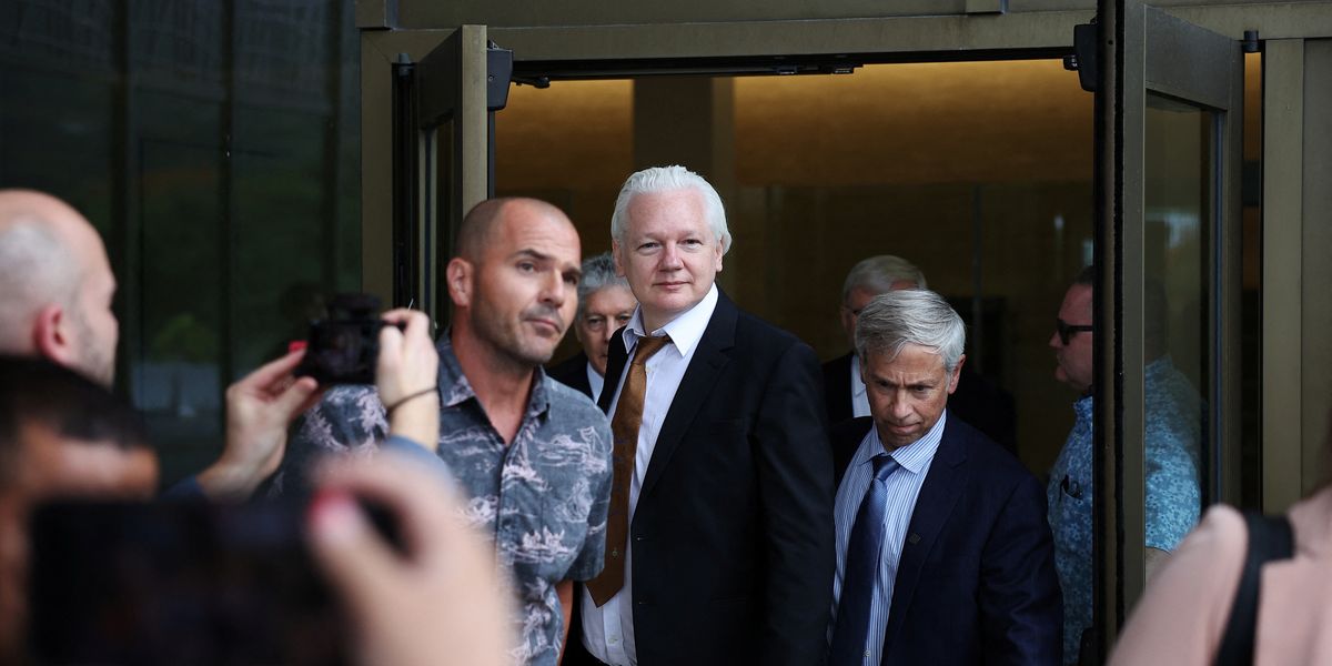 NextImg:Julian Assange turned free as he formally admits spying charge during US plea deal