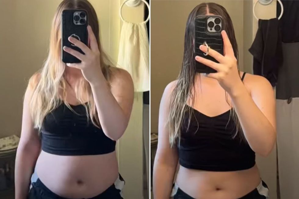 Julie before and after