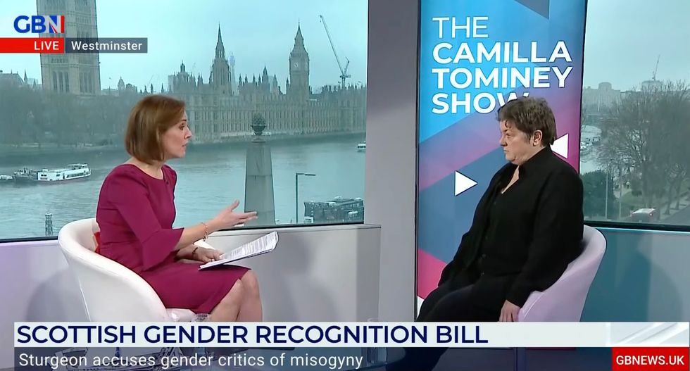 Julie Bindel was speaking on the Camilla Tominey Show