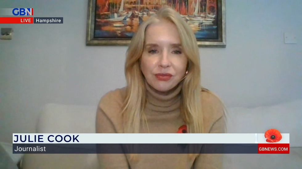Julie Cook appears on GB News