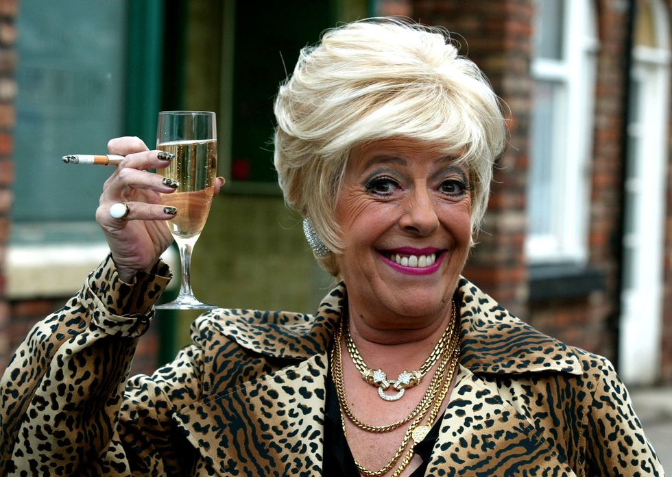 Julie Goodyear smiling