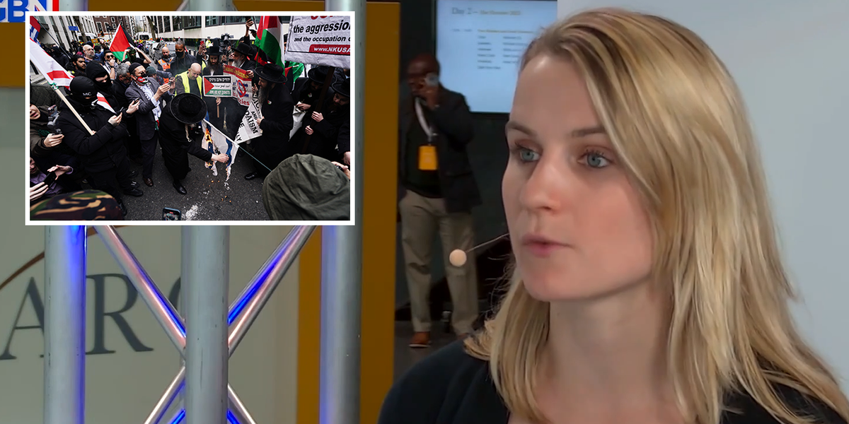 NextImg:Julie Hartman laments ‘disturbing’ pro-Palestine demonstrations amid London chaos