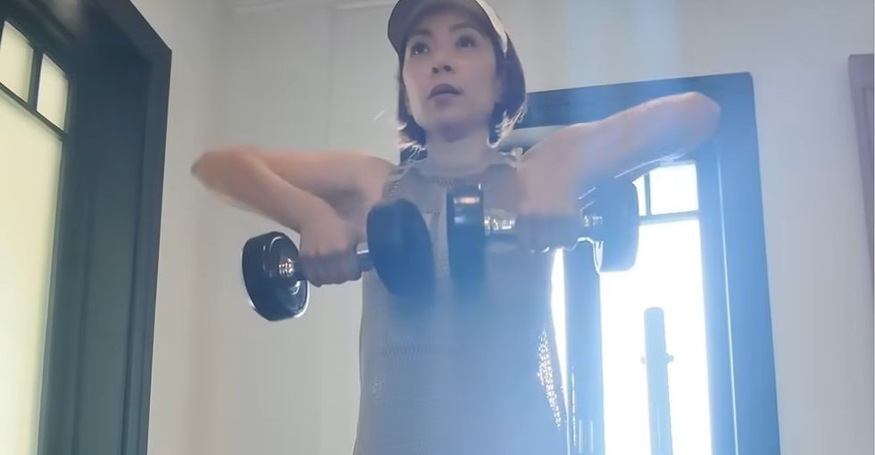 Julie strength training