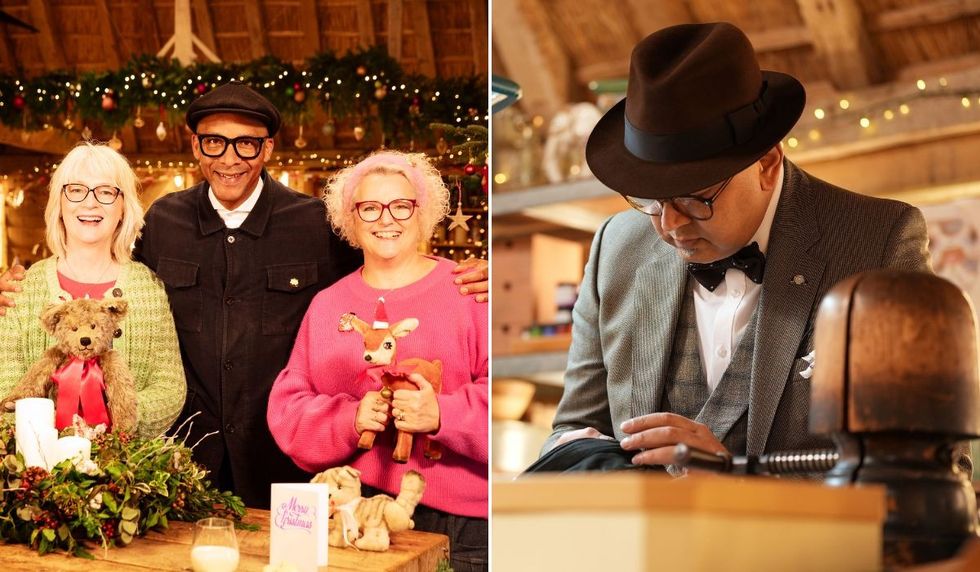 Julie Tatchell, Jay Blades, Amanda Middleditch, and Jayesh Vaghela