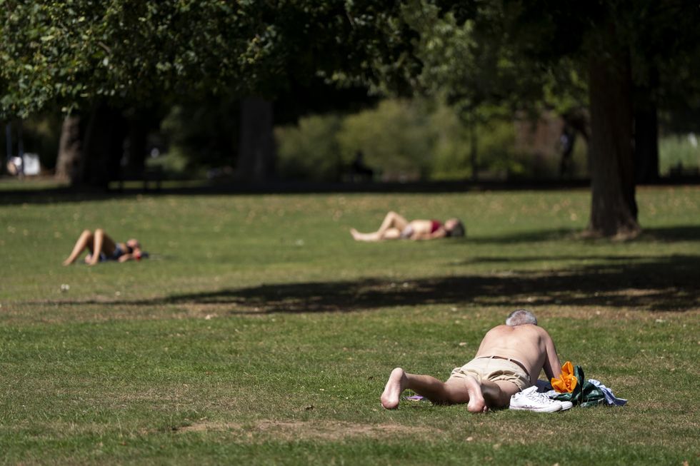 July saw temperatures exceed 34C