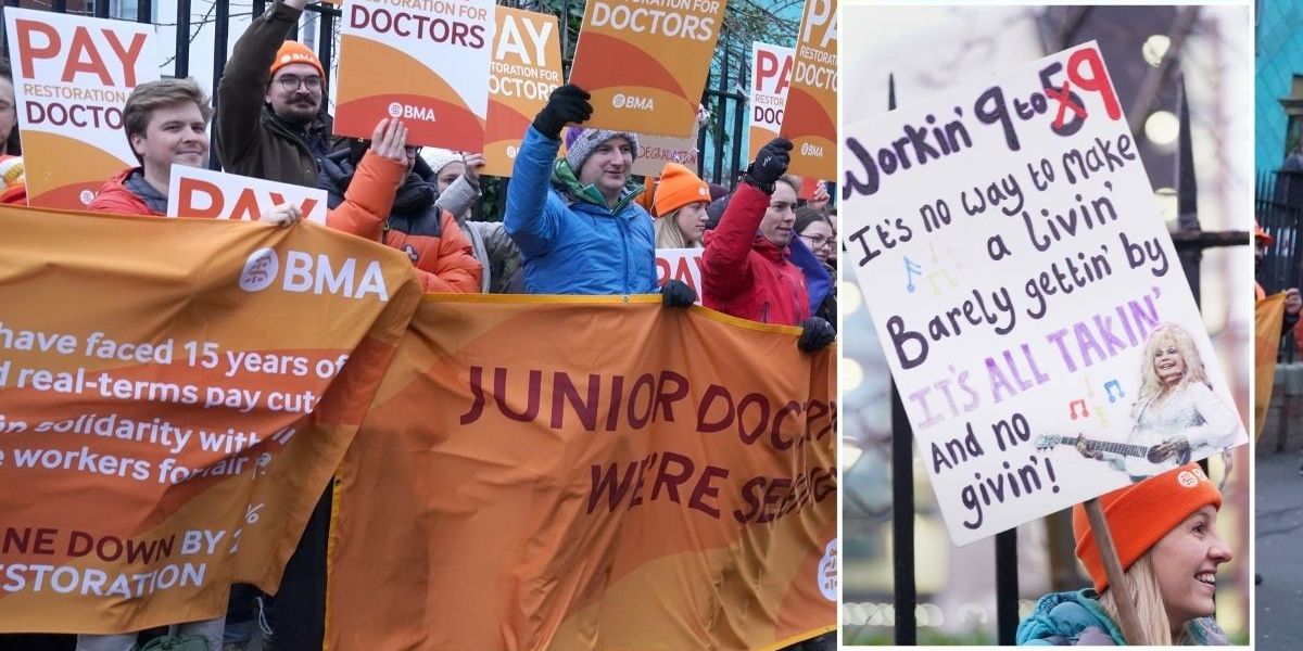 NextImg:Over one million appointments to be missed as junior doctors walk out in longest-ever NHS strike