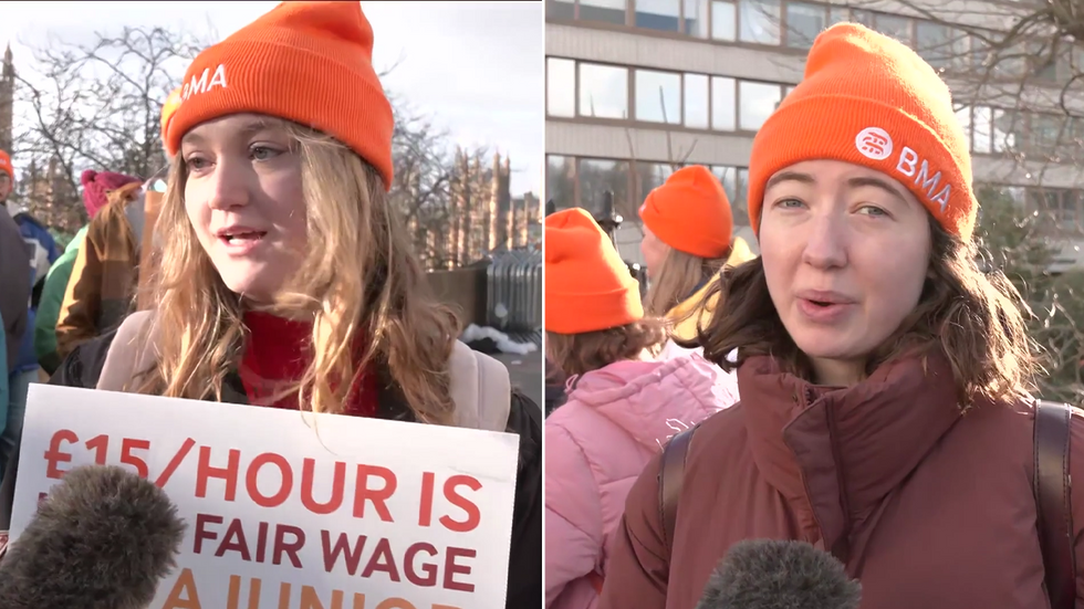 Junior doctors spoke to Lisa Hartle