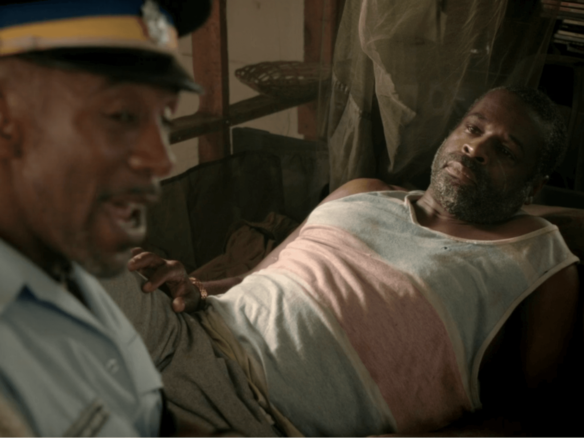 Junior Simpson opposite Danny John-Jules