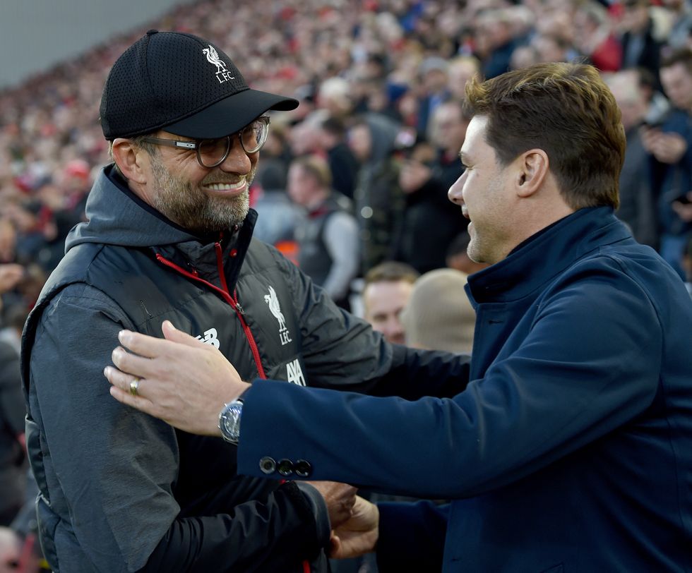 Jurgen Klopp and Mauricio Pochettino