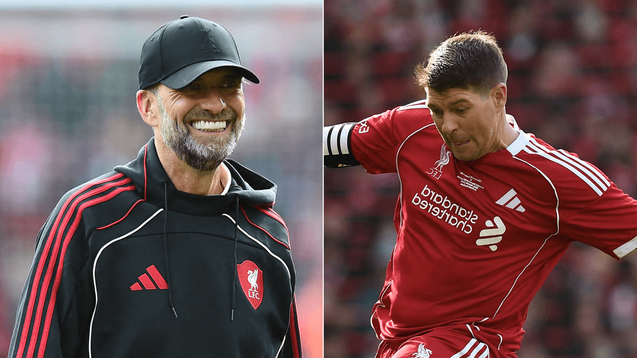 Jurgen Klopp and Steven Gerrard