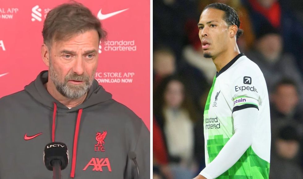 Jurgen Klopp and Virgil van Dijk