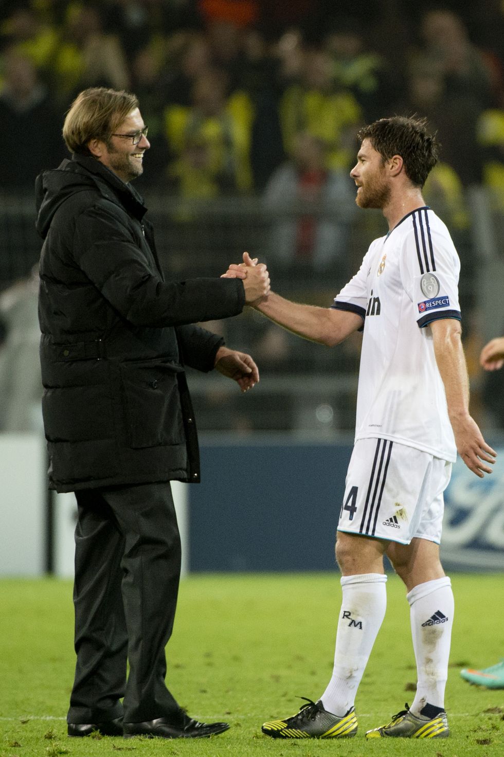 Jurgen Klopp and Xabi Alonso