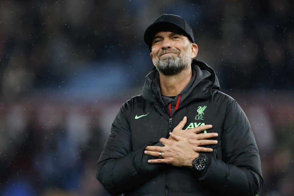 Jurgen Klopp was still able to smile after the match