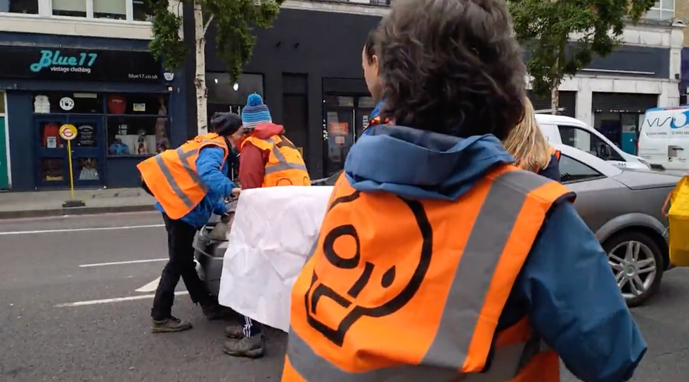 Just Oil protesters in London
