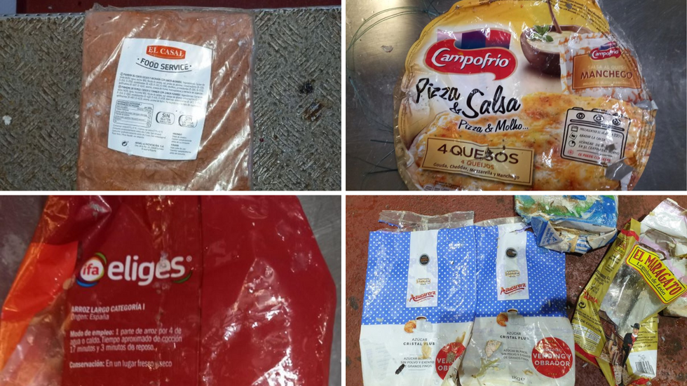 Just some examples of EU rubbish British fishermen retrieve from UK waters every day