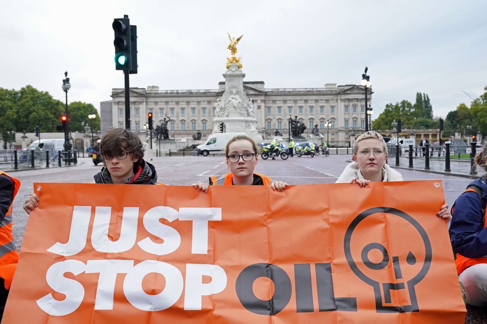 Just Stop Oil activists previously protested outside Buckingham Palace