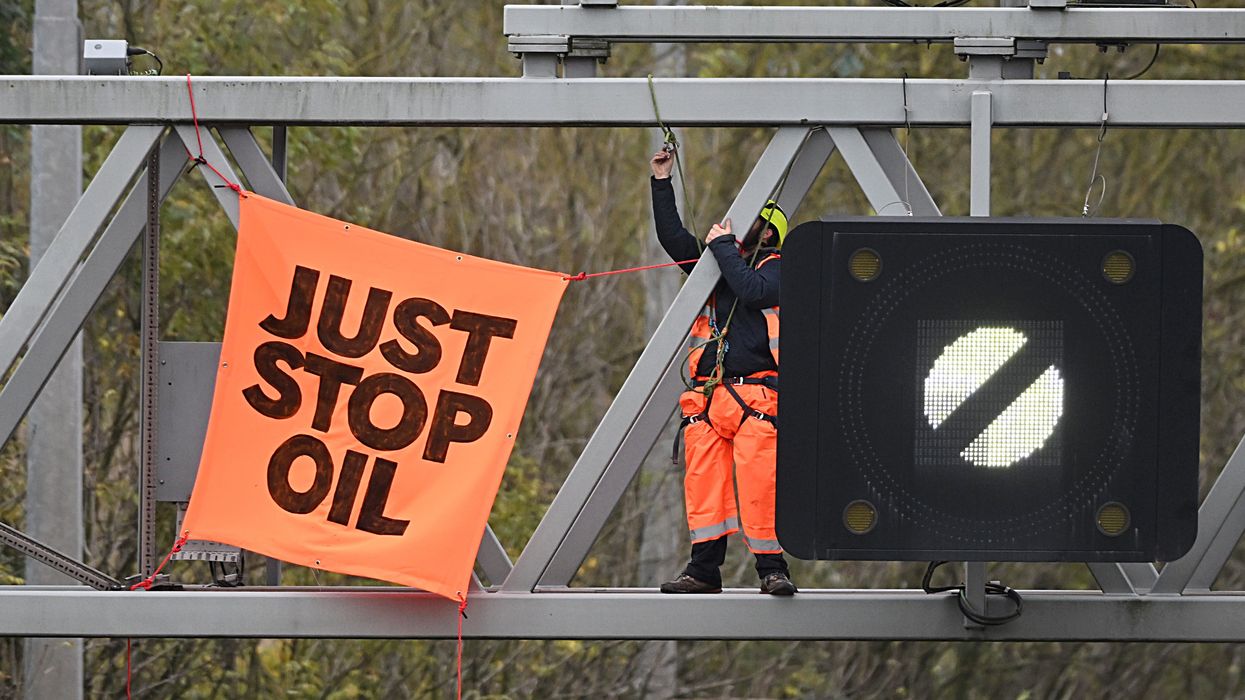 Just Stop Oil activists smile and blow kisses as they're jailed for protesting on M25