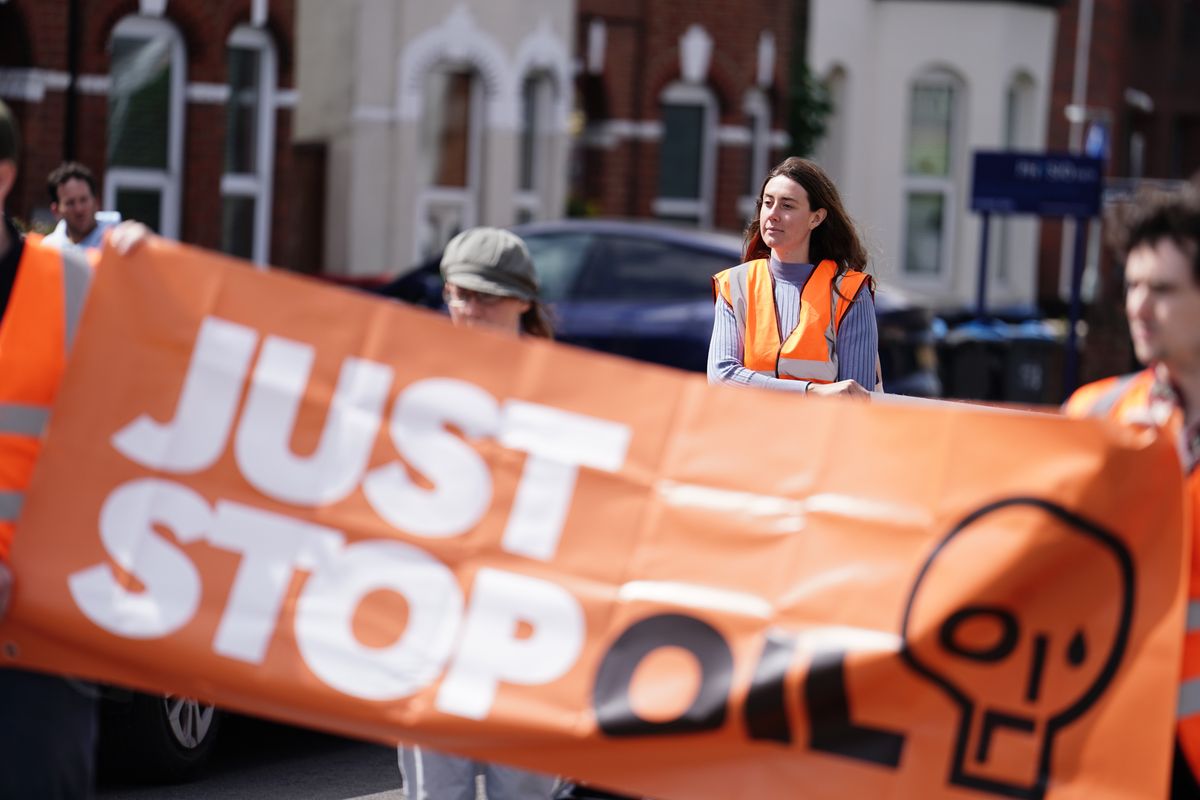 Just Stop Oil banner