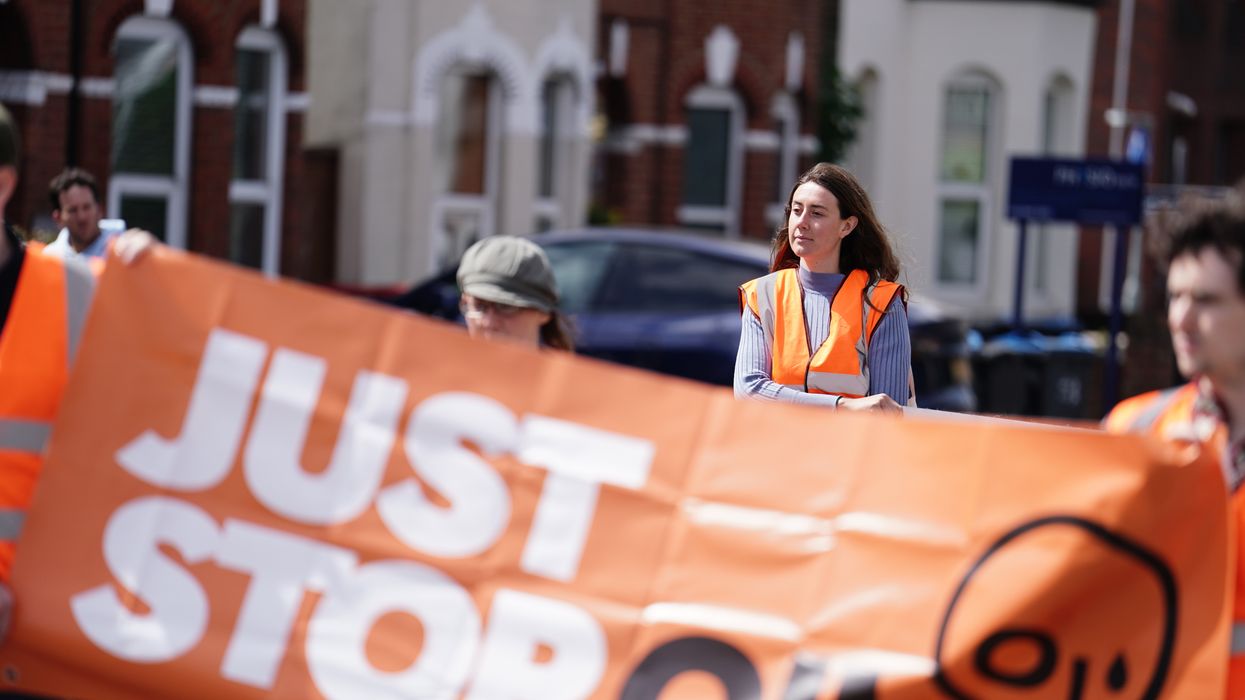 Just Stop Oil banner