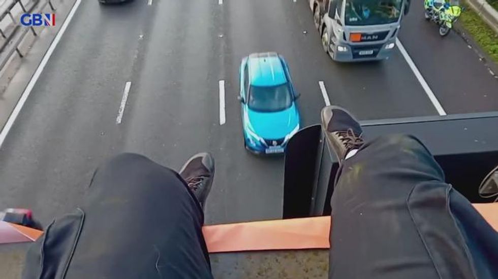 Just Stop Oil activists block M25 for SECOND day in row as disruption continues
