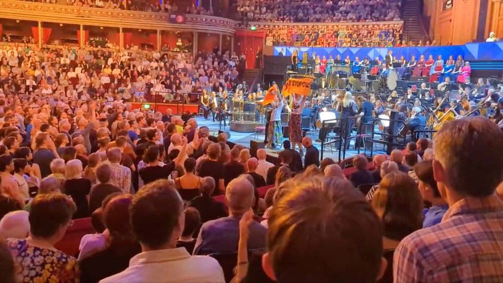 Just Stop Oil disrupting opening night of the Proms\u200b