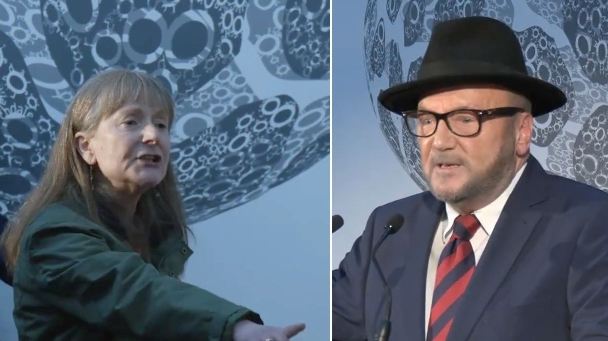 Just Stop Oil protester and George Galloway
