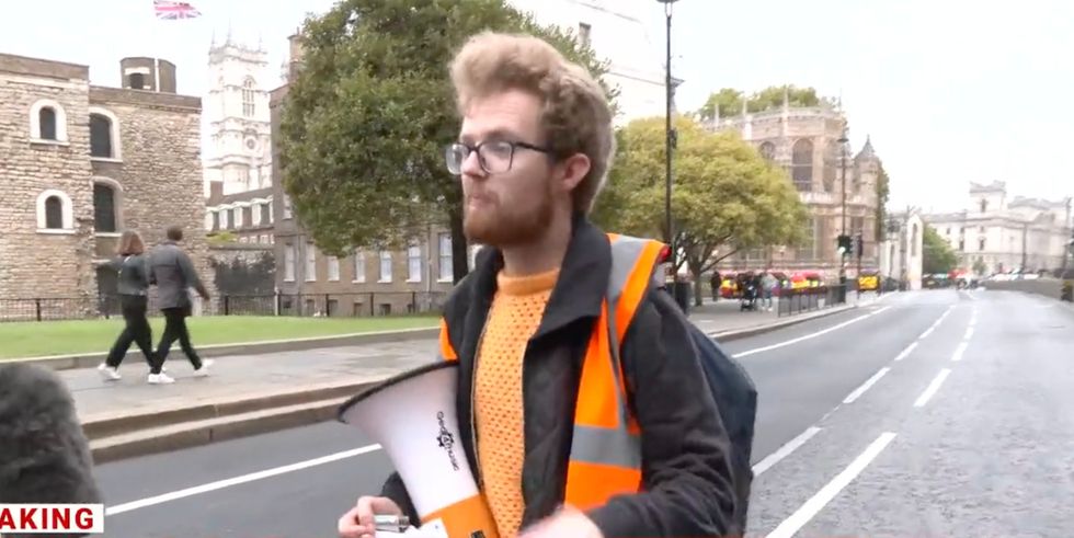 Just Stop Oil protester Sean.
