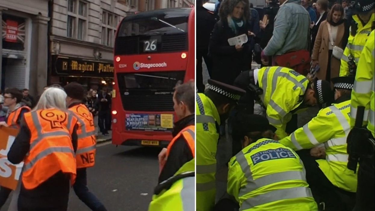 Just Stop oil protesters arrested by Met Police