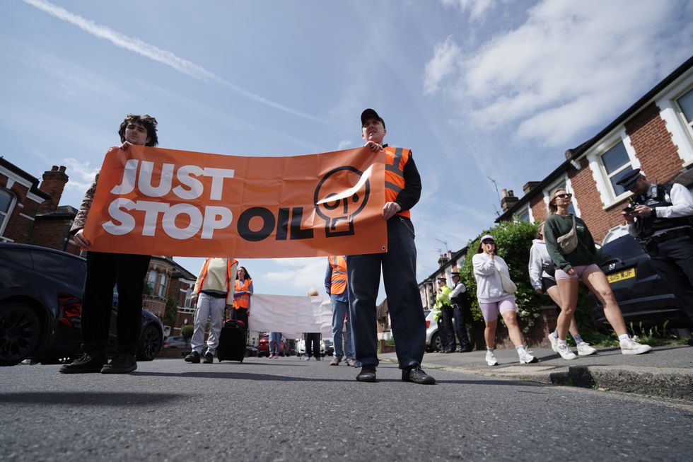 Just Stop Oil protesters