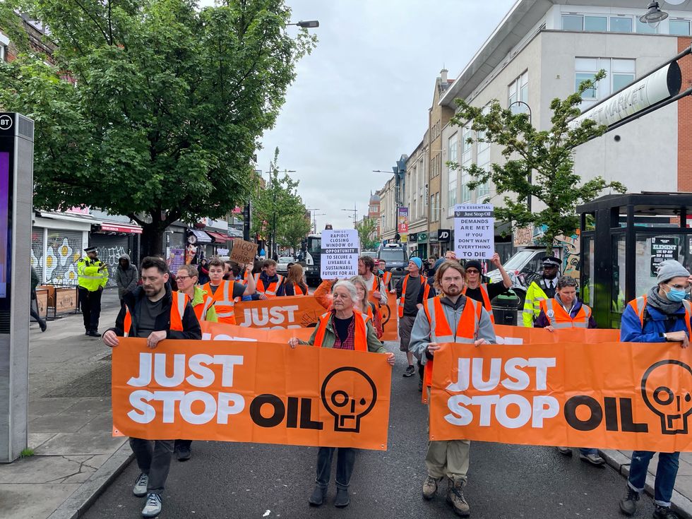 Just Stop Oil protesters