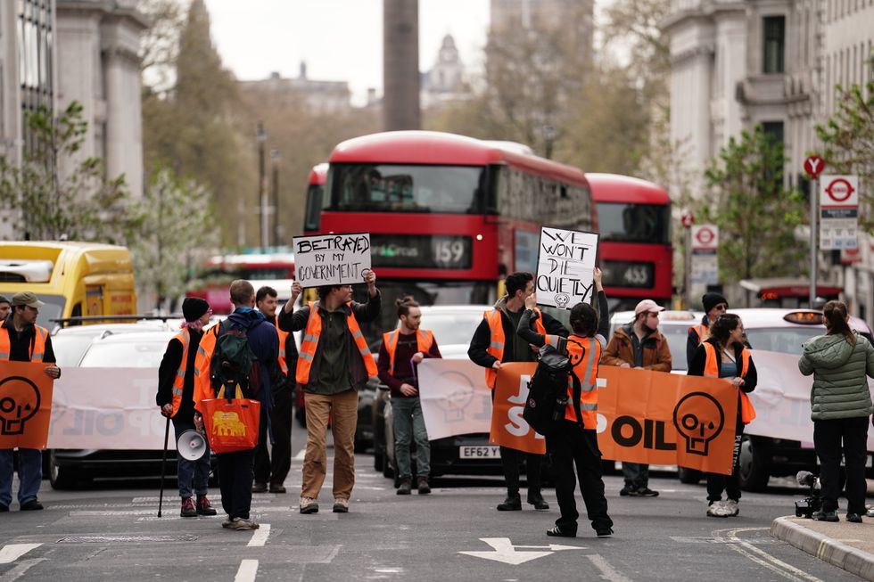 Just Stop Oil protestors