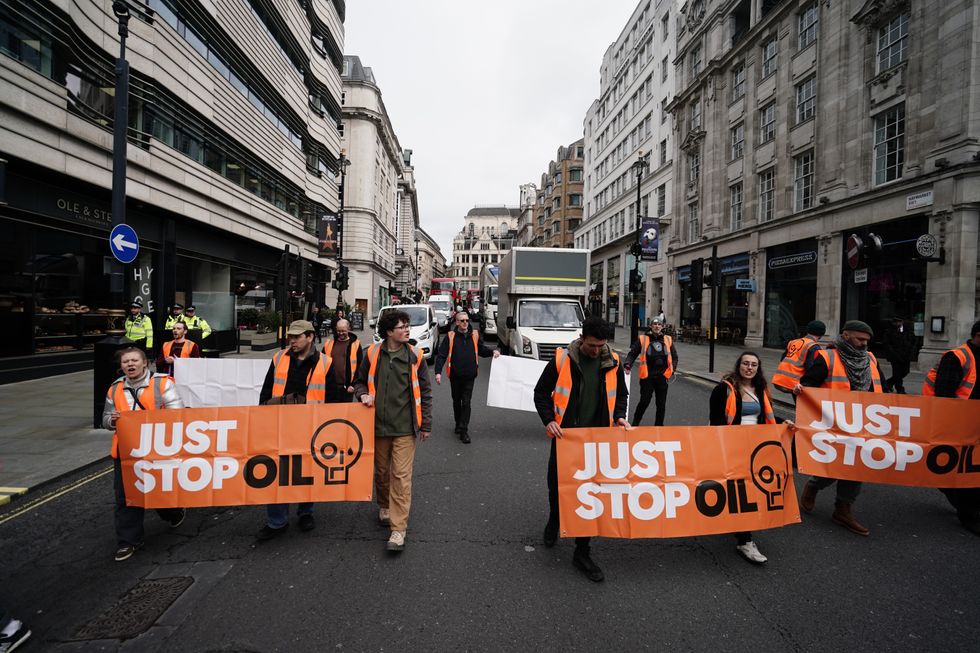 Just Stop Oil protestors